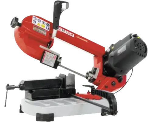 Scie à ruban pour métaux avec moteur et étau
