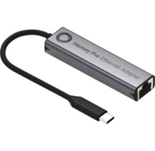 Adaptateur Ethernet Homey Pro avec connexion USB-C