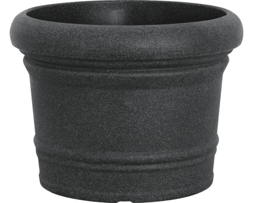 Pot de fleurs geli Palermo plastique Ø 40 H 30 cm anthracite