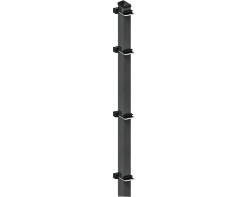 Poteau pour pare-vue avec supports