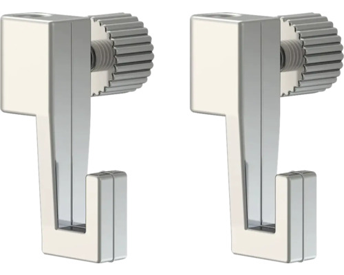 Deux crochets pour tableaux en métal