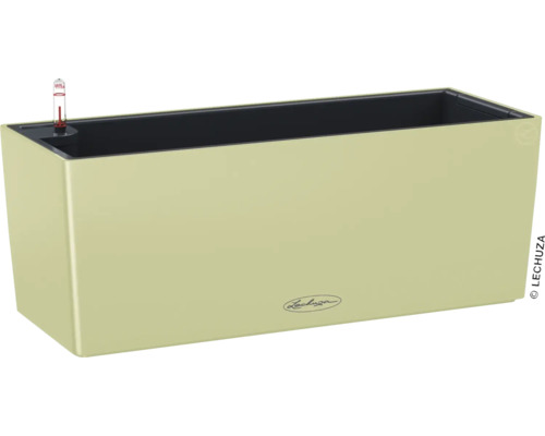 Blumenkasten Lechuza Komplettset Balconera Color Kunststoff 50 x 19 x 19 cm linde Rechteckiger Pflanzkasten mit Wasserstandsanzeige