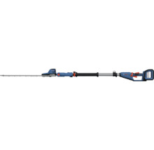 Logo Bosch Taille-haies sans fil avec manche télescopique et outil de coupe