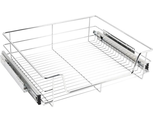 CENTA Teleskop Schublade für 60er Schrank chrom