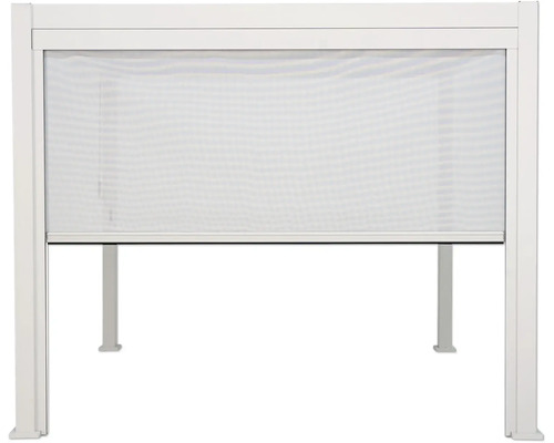 Pergola avec store enrouleur comme protection solaire