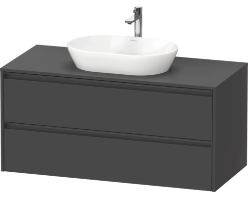 Waschtischunterschrank DURAVIT Ketho.2 BxHxT 120x56.8x55 cm graphit matt