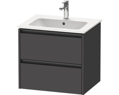 Waschtischunterschrank DURAVIT Ketho.2 BxHxT 61x55x48 cm graphit matt