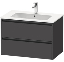 Waschtischunterschrank mit zwei Schubladen und Waschbecken