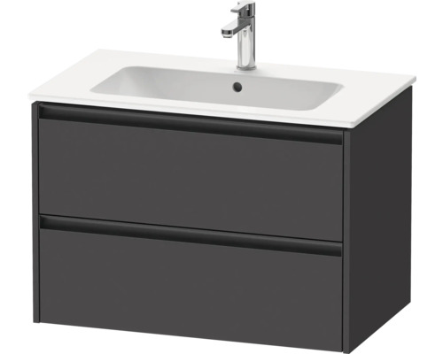 Waschtischunterschrank DURAVIT Ketho.2 BxHxT 81x55x48 cm graphit matt