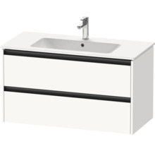 Waschtischunterschrank mit zwei Schubladen und Waschbecken