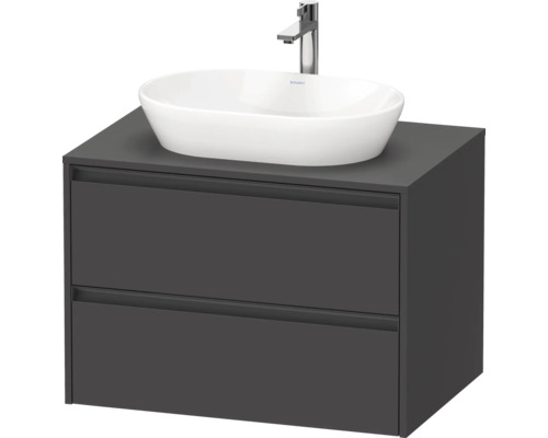 Waschtischunterschrank DURAVIT Ketho.2 BxHxT 80x56.8x55 cm graphit matt