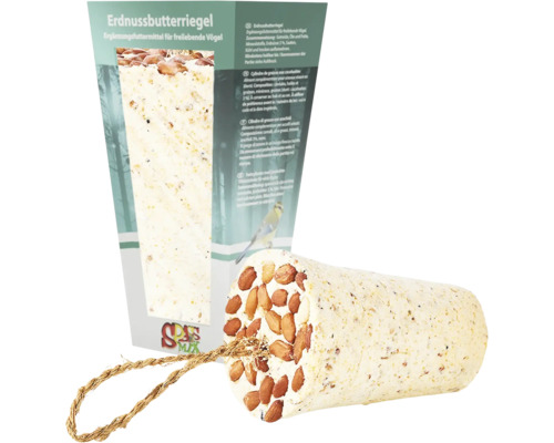 Spass Mix Wildvogelfutter Spassmix Erdnussbutterriegel 300g