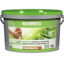 Seau de peinture murale blanc naturel de 10 litres Hornbach