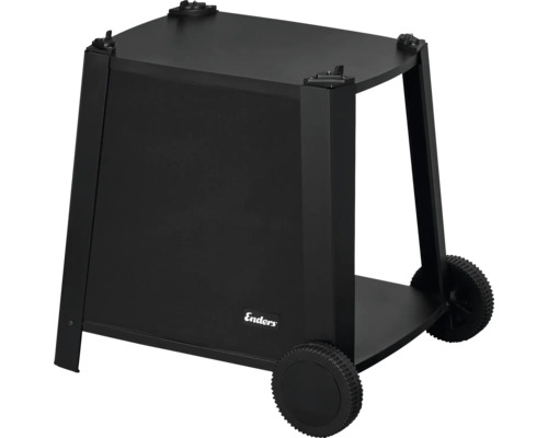 Enders chariot pour Urban II (12308997, 12308996) Chariot de barbecue noir avec roues et espace de rangement