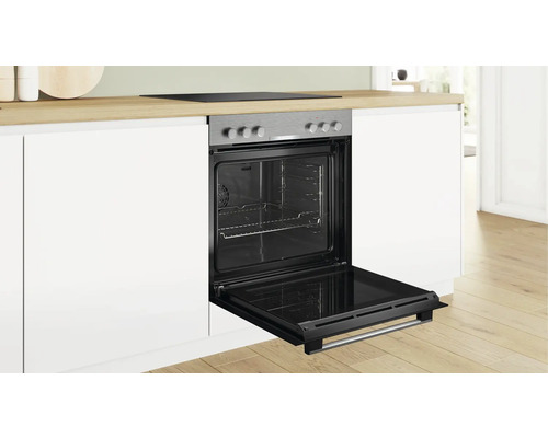 Bosch HEA510BS3 Cuisinière encastrable 60x60 cm acier inoxydable