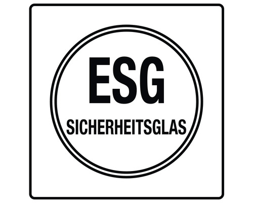ESG Sicherheitsglas Zeichen