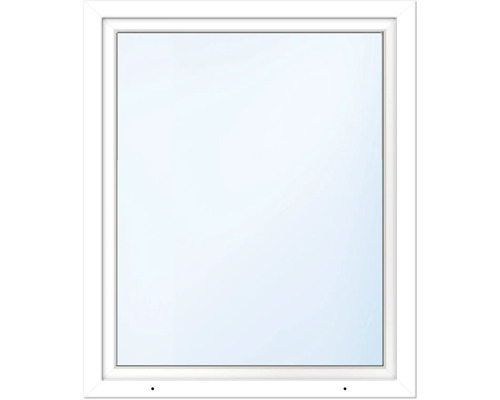 Fenêtre plastique ARON Basic+ 1 vantail (oscillo-battant) verre de sécurité trempé 80x160 cm RAL 9016 blanc signalisation tirant gauche