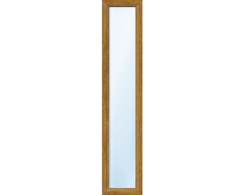 Fenêtre plastique ARON Basic+ élément fixe avec verre de sécurité trempé 40x165 cm Golden Oak