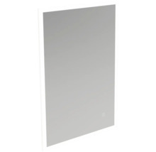 Miroir rectangulaire avec éclairage pour salle de bains