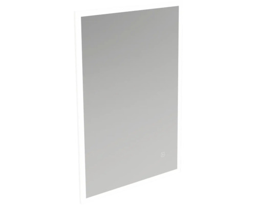 Miroir rectangulaire avec éclairage pour salle de bains