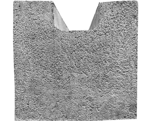 Bloc en H en béton gris pour l''aménagement paysager et de jardin