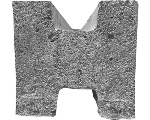 Pierre à planter en béton avec des évidements pour la plantation