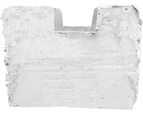 Pavé en béton avec évidement