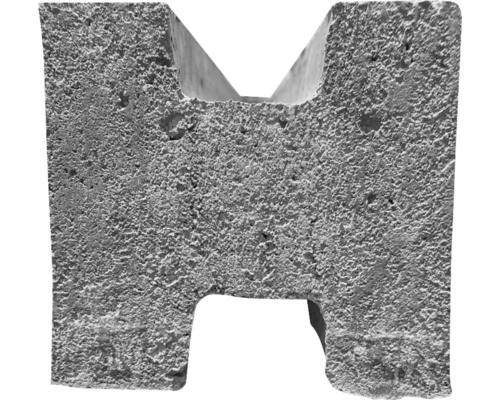 Pavé en béton en forme de H