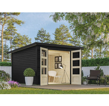 Abri de jardin Karibu Minna 4 282 x 282 cm noir