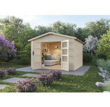 Gartenhaus Karibu Tann 8 330 x 330 cm natur