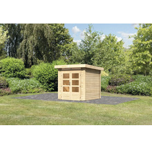 Abri de jardin Karibu Skandi 1 236 x 232 cm naturel