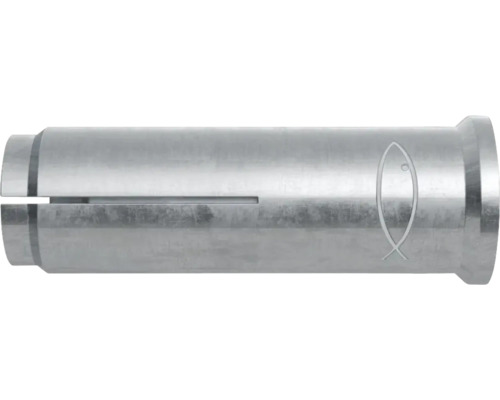 fischer Chevilles à frapper M10 x 40 50 pièces Cheville à expansion en métal avec symbole de poisson