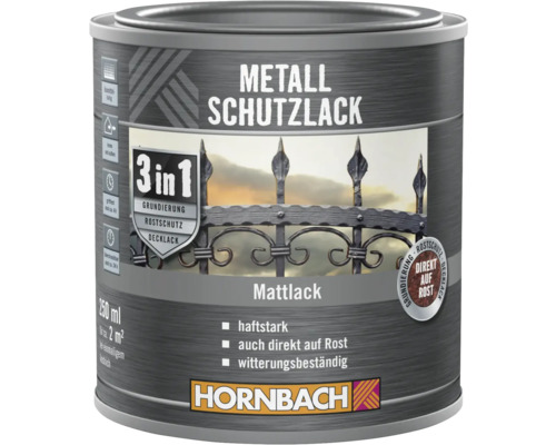 Boîte de peinture de protection pour métaux 3 en 1 apprêt, protection antirouille et couche de finition