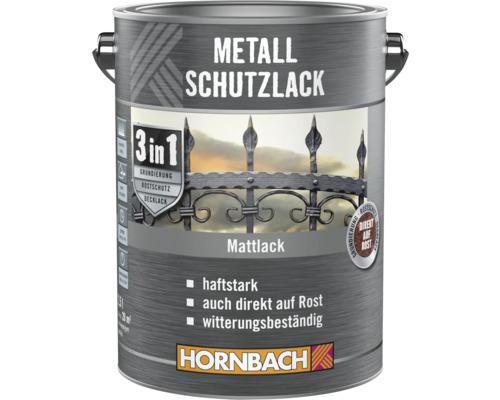 Metallschutzlack in einer Dose