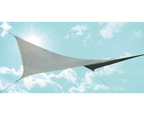 Voile d'ombrage carré PeddyShield CORALIE 3,6 x 3,6 m, HDPE 135 g/m² perméable à l'eau et à l'air, gris Voile d'ombrage carré PeddyShield CORALIE 3,6 x 3,6 m, HDPE 135 g/m² perméable à l'eau et à l'air, gris
