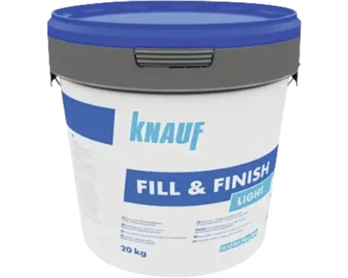 Knauf Füll- und Feinspachtelmasse Fill & Finish light 20 kg Knauf Fill and Finish Light Spachtelmasse, 20 kg Eimer