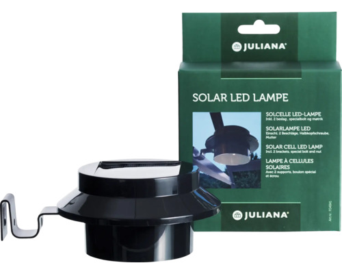 Juliana Lampe solaire LED avec accessoires de montage
