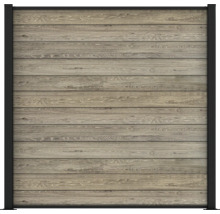 Clôture en bois avec cadre