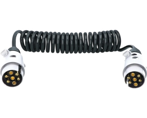 Câble spiralé avec prise pour remorque