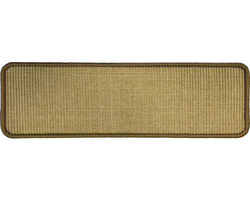 Tapis de marche Sisal rectangulaire naturel 20x65 cm Paillasson en sisal avec bordure