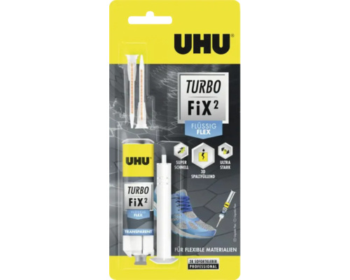 Colle UHU Turbo Fix² liquide Flex 10 g