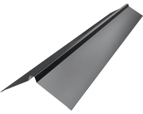 Faîtage droit pour tôle trapézoïdale PRECIT noir foncé RAL 9005 1000x95x95 mm (épaisseur du matériau = 0,4 mm) Faîtage droit pour tôle trapézoïdale PRECIT noir foncé RAL 9005 1000x95x95 mm (épaisseur du matériau = 0,4 mm)