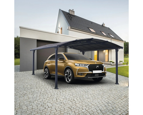 Carport simple, Arcaria 4300 435 x 359 cm anthracite