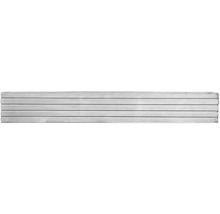 Profilé de finition en aluminium avec six lignes horizontales