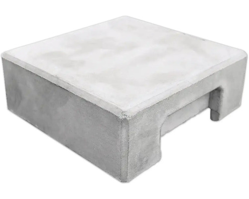 Bordure de béton avec rainure et languette