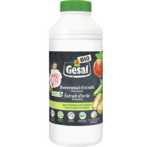 Gesal Extrait d''ortie concentré contre les parasites et les maladies dans une bouteille blanche