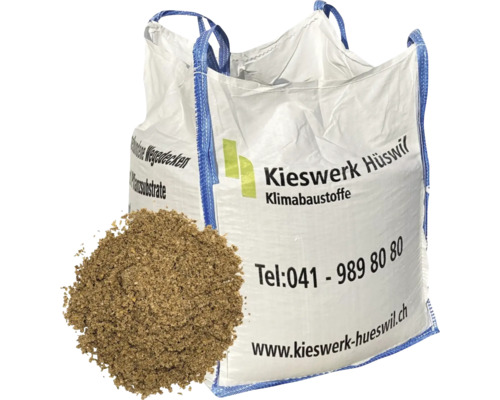 Sable pour gazon Hüswiler classique 0-4 mm Big Bag 500 l Big Bag avec sable de jeu