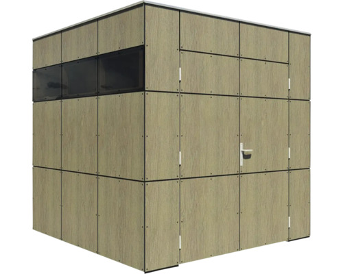 Abri de jardin avec fenêtre et porte