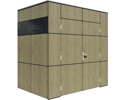 Abri de jardin avec fenêtre et porte