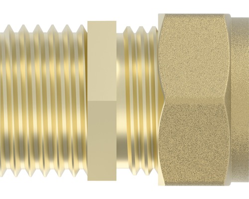 Messingverschraubung mit Gewinde